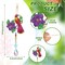6 Pcs Diamond Art Kits Birds Diamond Wind Chimes Kit Diamond Art Suncatchers Double Sided Flower Ornaments with Crystal Pendant for Adults DIY Spring Summer Home Garden Hanging Ornament